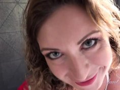 Horny milf julia north bends over for pov fuck in lingerie