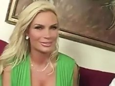 Huge tit stepmom milf teaches stepdaughter threesome with big boobs blonde milf